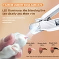 thumbnail image 6 of 2-in-1 Dog Nail Grinder & Dog/Cat Nail Clippers,Rechargeable Dog Nail Trimmers for Large Medium Small Pets,2 LED Lights and Safety Guard Pet Nail Grinder for Dogs and Cats,Quiet Sharpest Advanced, 6 of 9
