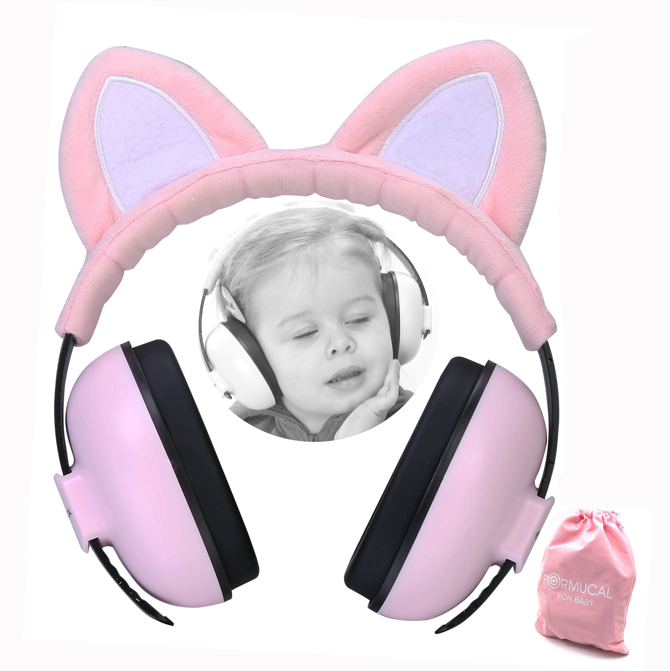 Baby Ear Protection Ear muffs For 3 Months To 2+ Years Noise Reduction