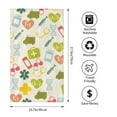 thumbnail image 4 of Disketp Medical Icons Print Bathroom Towels,Cotton Towel,Soft Towels For Kitchen And Bath, 4 of 9