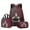 A1, variant on Anime Demon Slayer Backpack 3-Piece Set,Fashion Large Capacity Cosplay Print Travel Bag for Fans