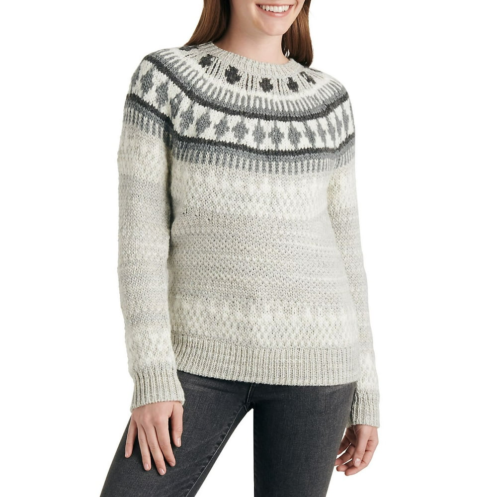 Lucky Brand - Fair Isle Wool-Blend Sweater - Walmart.com - Walmart.com