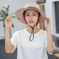 thumbnail image 6 of Women's Outdoor UV Protection Foldable Sun Hats Mesh Widebrim Beach Fishing Hat with Ponytail Hole, 6 of 8