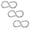 Zinc Light (3 Ct.), variant on National Hardware 2-1/8 In. Zinc Light Closed S Hook (3-Count) N121-277