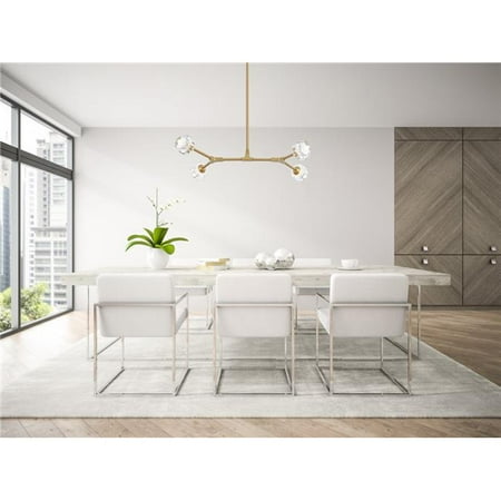 

Elegant Lighting 3508D30G 70 in. Zayne 4-Light Chandelier Lamp Gold & Clear