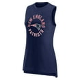 thumbnail image 2 of Women's Fanatics  Heather Navy New England Patriots What Goes Around Tank Top, 2 of 3