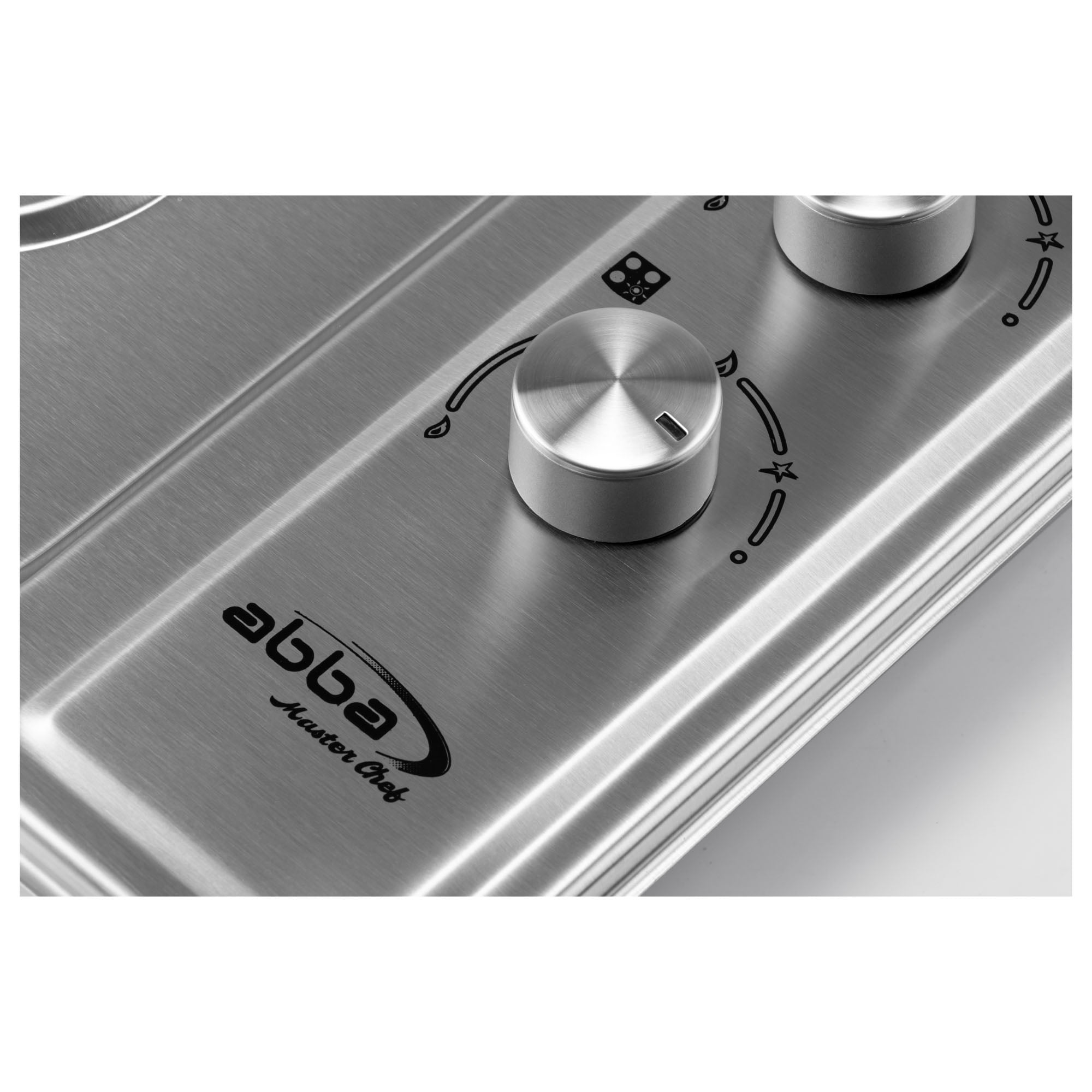 ABBA APPLIANCES 24 In Stainless Steel Gas Cooktop - Cast Iron Grates by