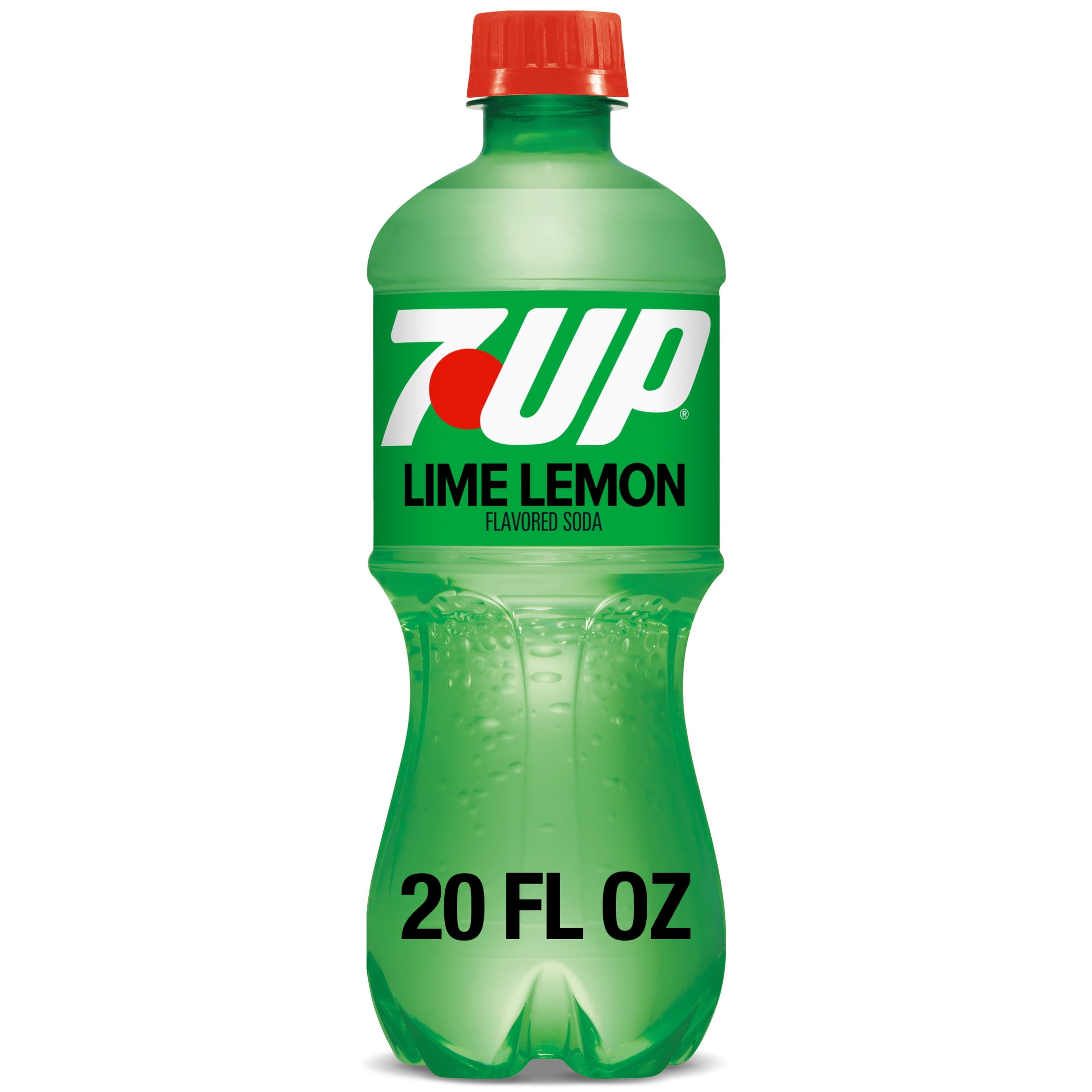 (5 pack) 7UP Caffeine Free Lime Lemon Soda Pop, 20 fl oz, Bottle