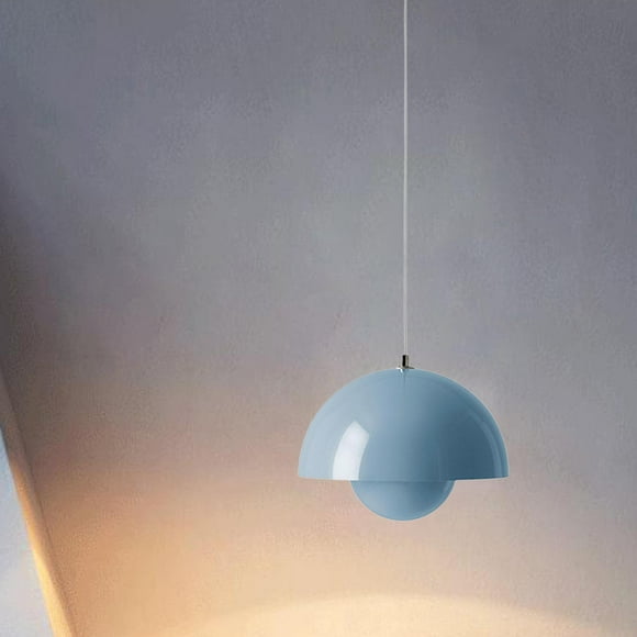 Modern Pendant Light Decorative LED Ceiling Hanging Lamp for Dining Room Hallway Blue