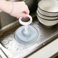 thumbnail image 4 of 1 Pcs Blue Sink Plunger,Bathroom Small Drain Plunger Portable Kitchen Sink Drains Suction Cup Liquid Plumber Clog Remover Easy To Unclog,Drain Cleaning Equipment, 4 of 7