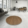 thumbnail image 4 of Ahgly Company Machine Washable Indoor Round Abstract Night Red Area Rugs, 8' Round, 4 of 7