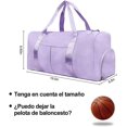 thumbnail image 2 of Gym Gym Bag, Swim Bag With Shoe Compartment And Wet Bag For Dance, 2 of 5