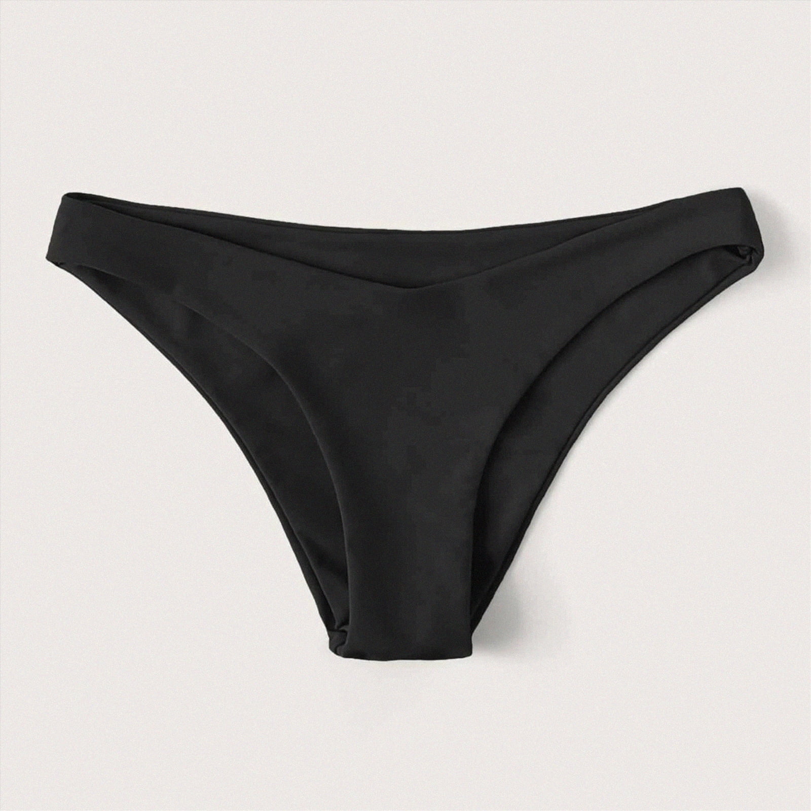 HCNTES Period Swimwear Leakproof Menstrual Bikini Waterproof Bottom UPF 50+ Swim Brief Light Flow - Teens Girls Women(Black,M)
