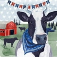 thumbnail image 2 of Popp, Grace 15x15 White Modern Wood Framed Museum Art Print Titled - American Herd  II, 2 of 4