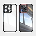 thumbnail image 4 of Strong Magnetic for iPhone 16 Pro Phone Case, [Compatible with Magsafe][Anti Yellowing] [Camera Lens Protector]Slim Thin Shockproof Protective Cover Case for iPhone 16 Pro, Blackred, 4 of 6