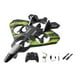 thumbnail image 3 of Avión de control remoto, planeador de hobby, juguete anticolisión para exteriores, ligero, 6 canales, recargable por USB, modelo de , aeronave verde, 3 of 8