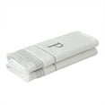 thumbnail image 2 of SKL Home Casual Monogram Hand Towel (2-Pack), "P", White, 2 of 6