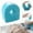 Green, variant on EHJRE Foot Elevation Pillow Soft Comfortable Zipper Easy to Use Leg Support Pillow Blue