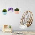 thumbnail image 3 of MasteelfCA 3 Sets Self-absorbent Flower Planter Succulent Flower Plant Pot Container Flower Pots, 3 of 9