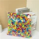 thumbnail image 1 of 100/300/500 Uds. Banda elástica de nailon básica colorida para el cabello para niñas coleta para sujetar Scrunchie banda de goma accesorios para el ca, 1 of 5