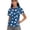 Blue Golf Print, variant on Aplkyhs Blue Women's Golf Shirt Tennis Shirts Breathable Fabric Golf Tennis Shirts Machine Washable Keep Cool in Hot Weather Soft and Comfortable Moisture Wicking