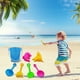 thumbnail image 3 of Set de juguetes de arena para niños en la playa | Kit de cubo y pala de plástico de 7 piezas | Juego de excavación para exteriores en verano | Construcción duradera de ABS | Regalos educativos para, 3 of 5