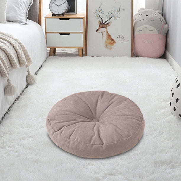 Cushion Thickened Fabric Round Balcony Tatami Windowsill Floor Washable