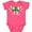 Vintage Hot Pink, variant on Inktastic Candy Canes and Holly Christmas Boys or Girls Baby Bodysuit