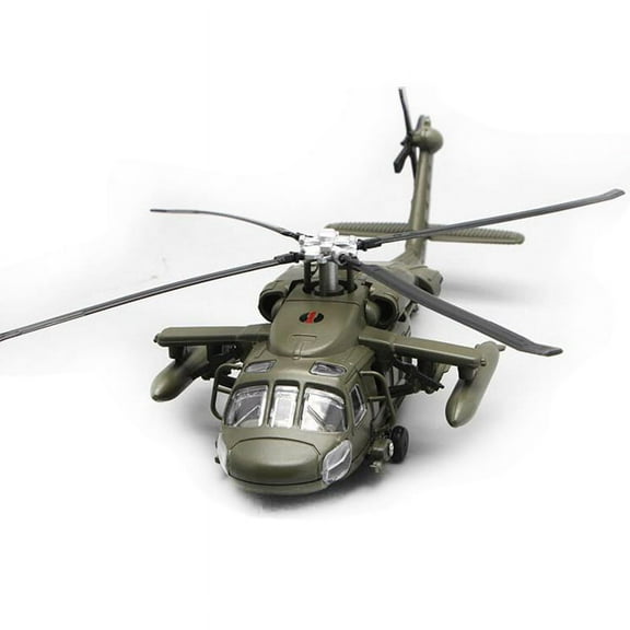 Alloy Diecast Helicopter Model with Sound & Light Children Collection Graded Kids Toys