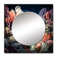 thumbnail image 2 of Designart "Coral'S Artistic Realm I" coastal coral under water Square Mirror For Wall Decor - Large Pink Square Printed Wall Mirror Art - Square Coastal Mirror - Wall Mounted Square Large Mirror, 2 of 5