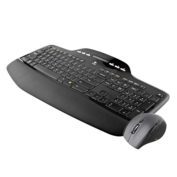 Logitech MK710 Wireless Keyboard and Mouse (Black) Certified (Certified