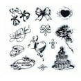 thumbnail image 1 of Clear Stamp DIY Transparent Assorted Patterns Silicone Stamp Decorative Stamp, 1 of 2