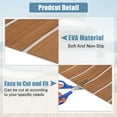 thumbnail image 4 of 95"x24" EVA Decking Sheet Mat Non-Slip Self-Adhesive for Boat Yacht Deck Pad RV Car Trunk Flooring Carpet Brown White, 4 of 6