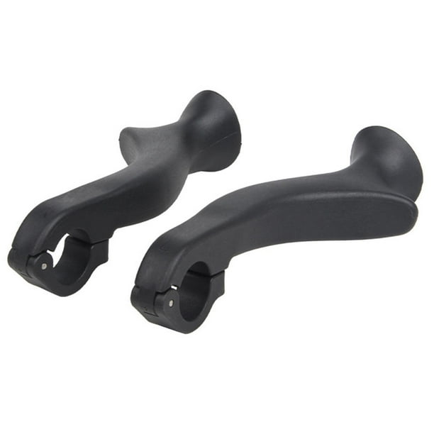 2 piezas de extremos de manillar de bicicleta, accesorios amortiguadores, equipo de ciclismo para exteriores Negro