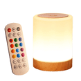 thumbnail image 1 of Luz de Noche para Niños para Dormitorio, Lámpara LED Táctil para Mesita de Noche con Control Remoto, 13 Colores Cambiantes, Lámpara Portátil Recargable por USB, 1 of 5