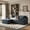 Dark Gray, variant on 96" Sectional Couches for Living Room Cloud Couch Sofa with L-Shape Upholstered Boneless Couchs Modern Modular Sectional Couch with Chaise