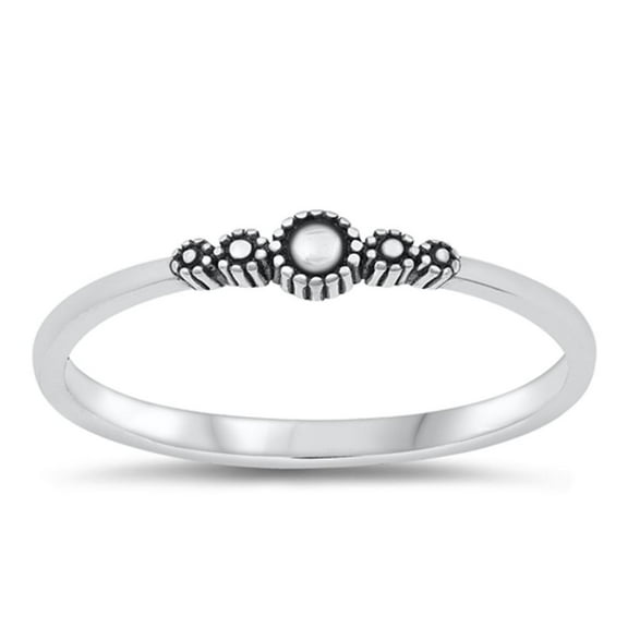 Vintage Bali Style Ring .925 Sterling Silver Band Jewelry Female Male Unisex Size 9