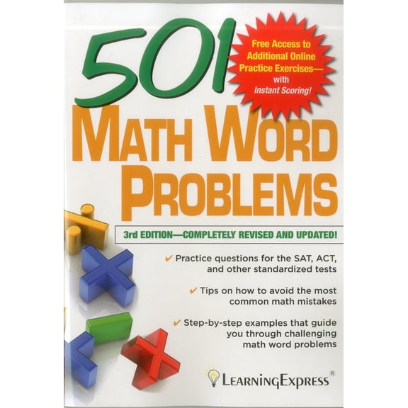 Pre-Owned 501 Math Word Problems (Paperback) 1576859045 9781576859049