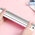 thumbnail image 2 of WRKEKC Clearance Hexagonal Multifunctional Pencil Case - 6-Color Clip Design with Non-Slip Grip, Includes Ruler & Eraser (White/Purple/Pink/Blue), 2 of 8