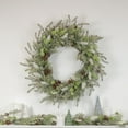 thumbnail image 2 of Northlight Frosted Pine and Pinecone Christmas Wreath, 30-Inch, Unlit, 2 of 4