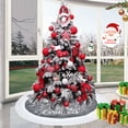 thumbnail image 3 of Matsuzay Árbol de Navidad decoración tela hogar fiesta de Navidad letras árboles faldas vacaciones forma redonda adornos decorativos Kits de decoración para fiestas, 3 of 6