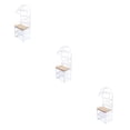 thumbnail image 2 of Bewildely Mini casa estante modelo decoración Prop muebles decoración para diseño de escena blanco Type1 NO1, 2 of 6