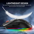 thumbnail image 4 of ZIYOULANG Ultralight Wired Gaming Mouse, Lightweight Honeycomb Shell, 4 RGB Breathing Backlit Mice, 6 Adjustable DPI 6400, USB Optical Computer Mice for Gamer / Office, 4 of 8