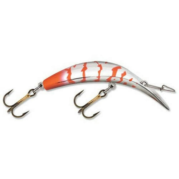 Luhr Jensen 3 13/16" Kwikfish Lure, Silver/Fluorescent Red Dot