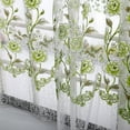 thumbnail image 6 of OAVQHLG3B Tulle Curtains 1 Panel Peony Sheer Curtain Tulle Window Voile Drape Valance for Living Room Bed Room, 6 of 8