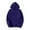 Navy #2, variant on Zimjoy Fleece Hoodie for Men Solid Color Casual Loose Hooded Fleece Sweatshirt with Pocket Long Sleeve Baggy Pullover Hoodies, Purple L