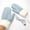 B_ Blue, variant on UTSJKR Touchscreen Gloves Women's Fall and Winter Velvet Warm Waffle Touch Screen Full-Finger Gloves with Thick Velvet Beige