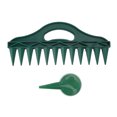 thumbnail image 2 of Soil Digger Planter, Ergonomic Crank Adjustable Multifunction 12 Holes Compact Seeder Dispenser Reusable  for Loosening Soil, 2 of 8