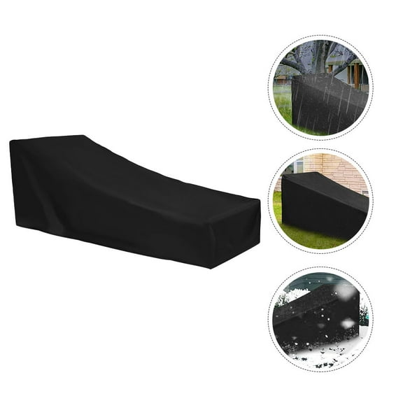 SWETRACE Outdoor Chair Cover Waterproof Polyester Fabric 1Set 78.60X26.72X15.72in
