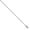 Colorname Misc: 16 Inch, variant on Solid 950 Platinum 0.7mm Box Chain Necklace 16-24 Inch Chain Necklace for Women and Men -