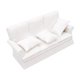 thumbnail image 1 of 1:12 Mini casa de muñecas sala de estar cocina decoración sofá con tres almohadas Wmkox8yii  fhajkh2355, 1 of 3